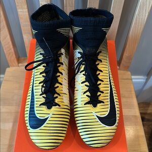 Nike Men’s Soccer Cleats/Boots - Black and Yellow